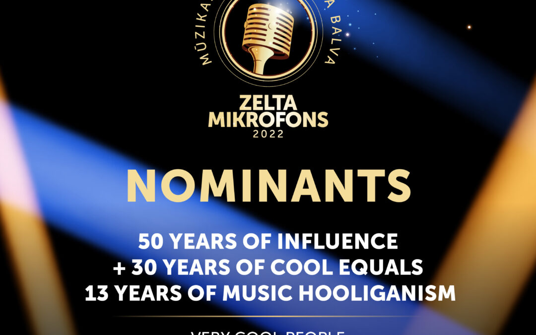 We are nominated for “best jazz or funk” album at 2022 Latvian music awards